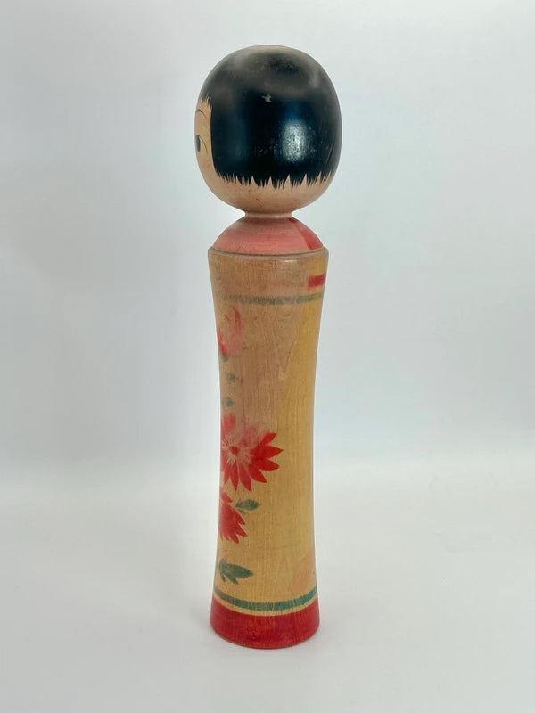 K25032 - Traditional Naruko kokeshi by Mamoru Izu 伊豆護