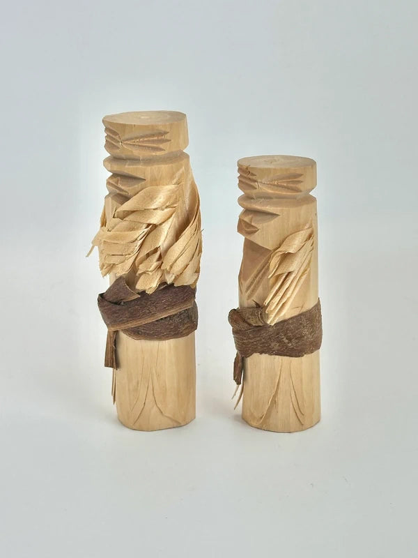 K10112 - Poupée en bois Aïnu par Imakichi Akibe 秋辺今吉