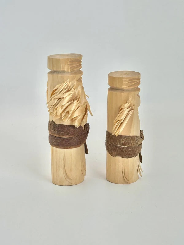 K10112 - Poupée en bois Aïnu par Imakichi Akibe 秋辺今吉