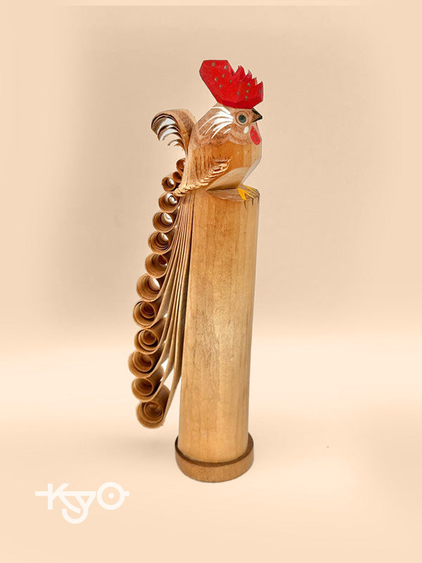 FT12 - Poulet jouet folklorique vintage Sasano Ittobori