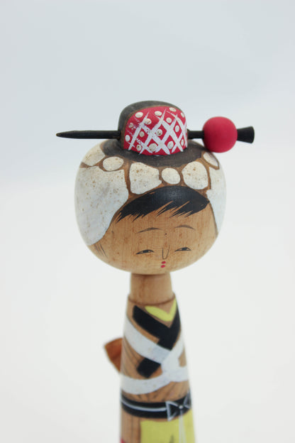 K15166 - Sosaku Kokeshi by Sasayama Masue 笹山益惠