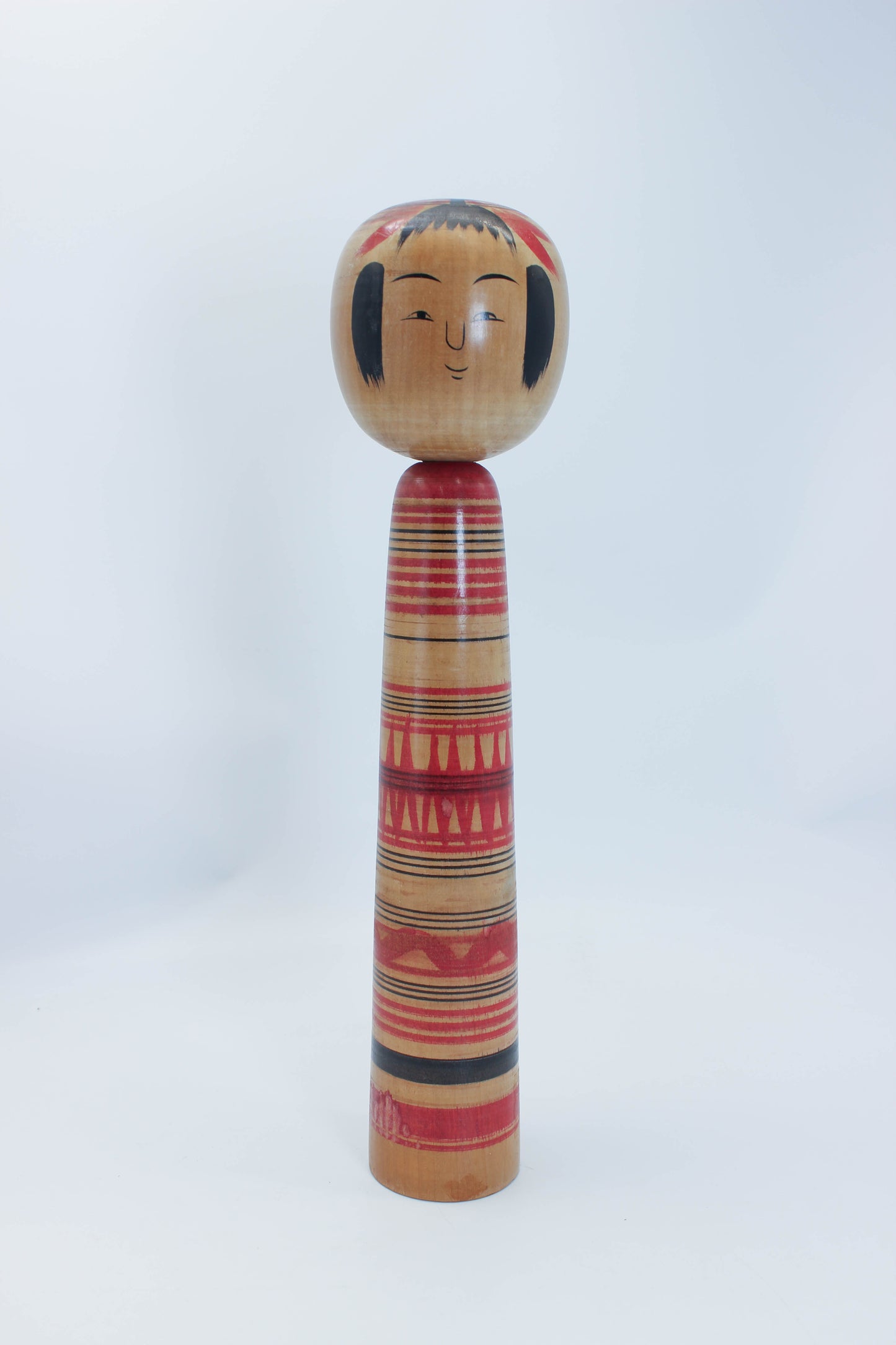 K35014 - Tsuchiyu Kokeshi by Kazuo Watanabe 渡邊和夫