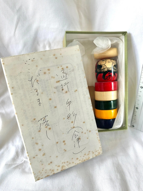 SFT01 - Vintage Japanese Daruma otoshi toy