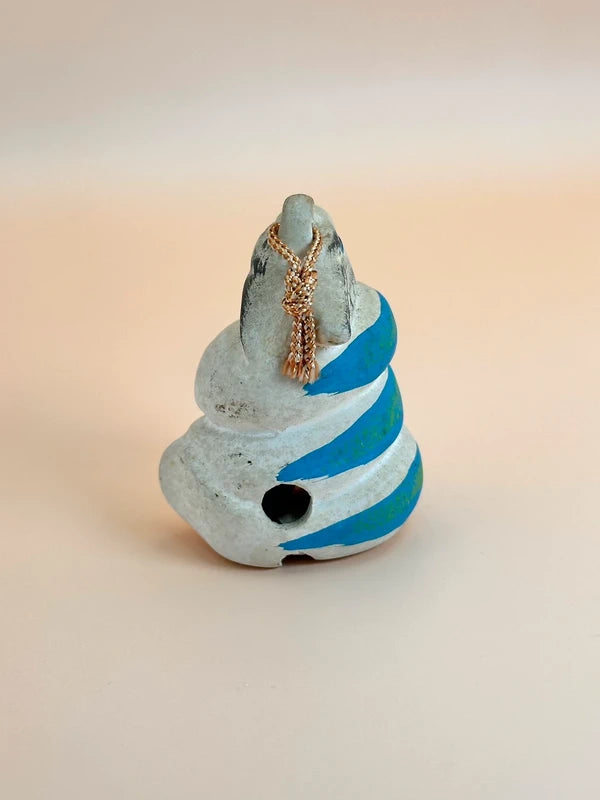 CB031 - Cloche vintage en argile Dorei Dragon du zodiaque