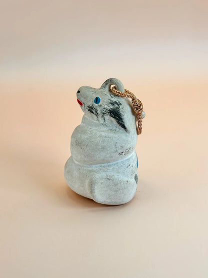CB031 - Cloche vintage en argile Dorei Dragon du zodiaque