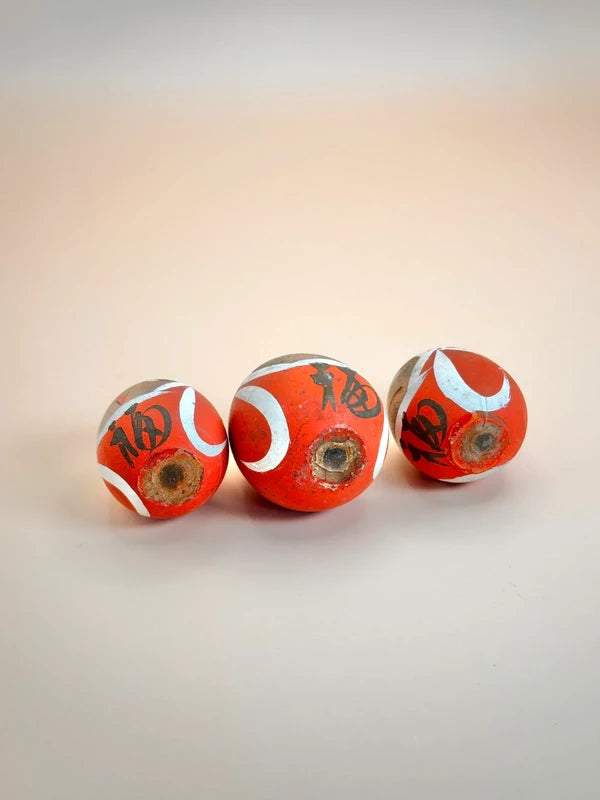 K05036 - Wooden Yamanaka Daruma Doll set