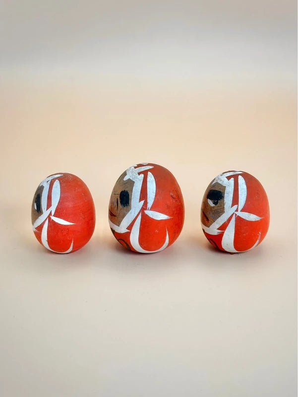 K05036 - Wooden Yamanaka Daruma Doll set