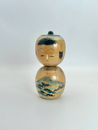 K10121 - Onsen omiyage vintgae kokeshi doll