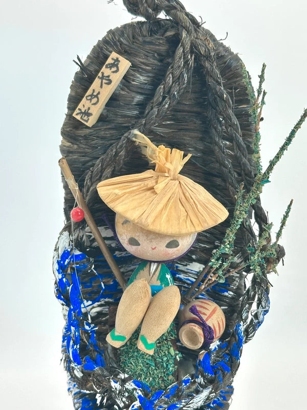 K20082 - Vintage omiyage kokeshi Ayameike あやめ池