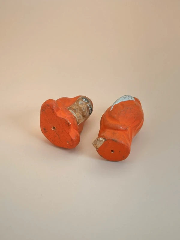 FT137 - Vintage Daruma figurines set