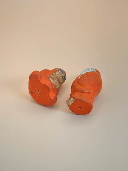 FT137 - Vintage Daruma figurines set