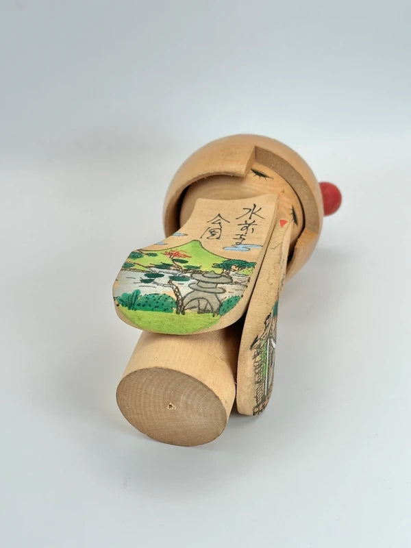 K15055 - Kokeshi sosaku vintage de Kumamoto