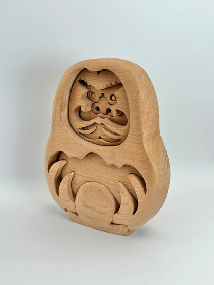 FT65 - Jouet folklorique japonais vintage Daruma