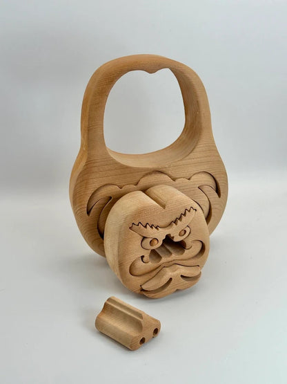 FT65 - Jouet folklorique japonais vintage Daruma