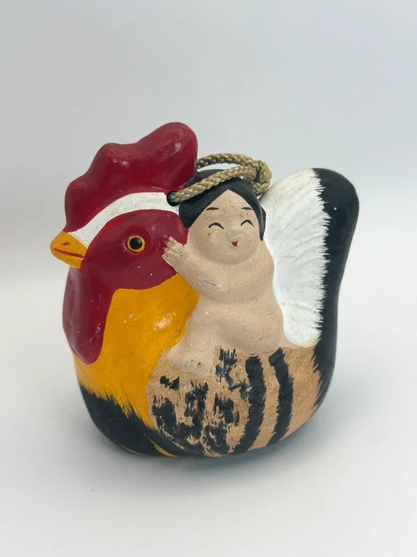CB010 - Cloche décorative japonaise en argile Dorei