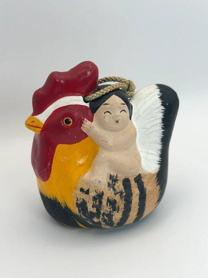 CB010 - Cloche décorative japonaise en argile Dorei