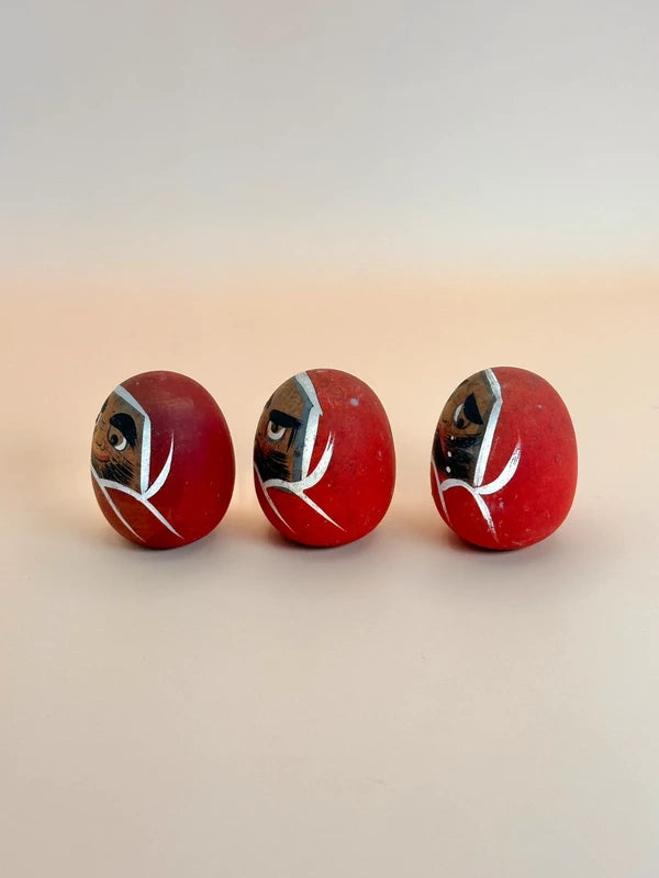 K05031 - Wooden Yamanaka Daruma Doll set