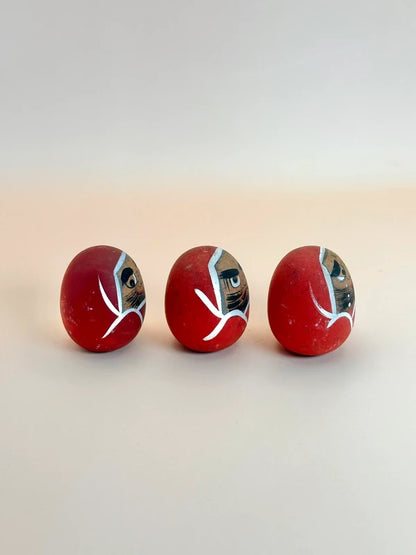 K05031 - Wooden Yamanaka Daruma Doll set