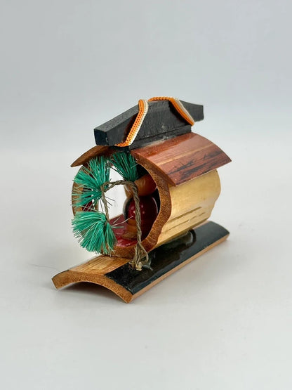 FT138 - Nikko omiyage artisanat folklorique kokeshi Kago 日光