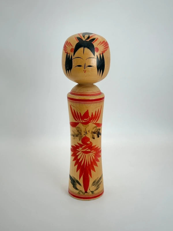 K20010 - Naruko Kokeshi traditionnel par Unkichi Suzuki