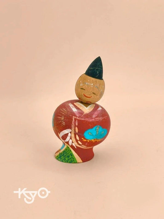 K10094 - Poupée kokeshi vintage style Heian