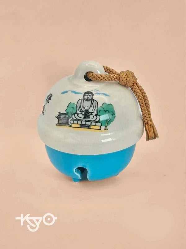 CB023 - Cloche décorative japonaise en argile Dorei