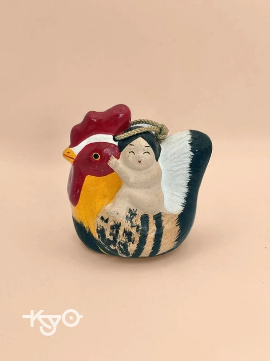 CB010 - Cloche décorative japonaise en argile Dorei