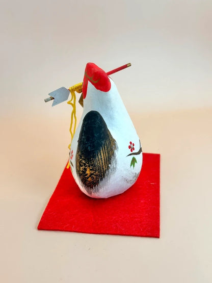 FT142 - Coq en papier mâché japonais