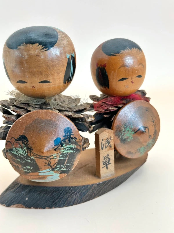 K10134 - Poupée kokeshi Omiyage d'Asakusa Tokyo 淺草