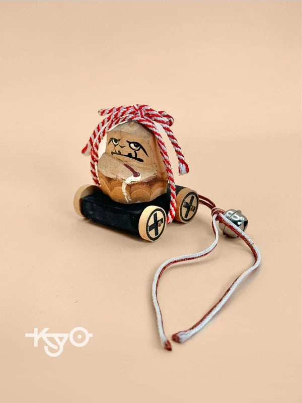 FT146 - Daruma vintage artisanal sur roues