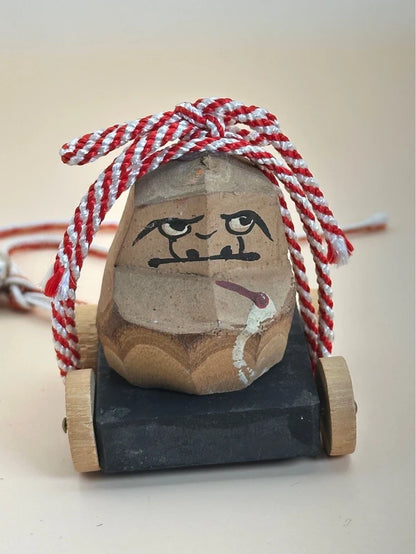 FT146 - Daruma vintage artisanal sur roues