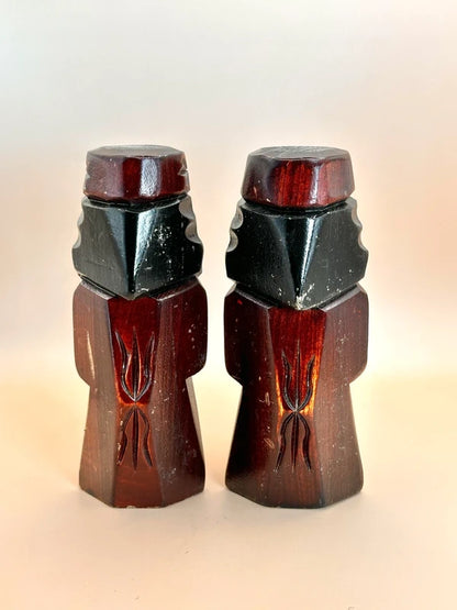 K15080 - Paire de poupées Sosaku Kokeshi – Ensemble couple Ainu