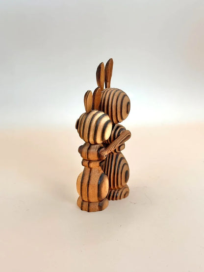 FT155 - Artisanat populaire japonais Lapin Cryptomeria