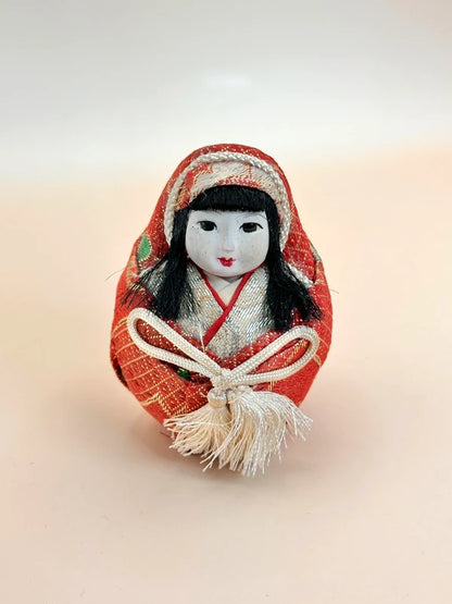 FT157 - Jouet folk vintage japonais Hime Daruma