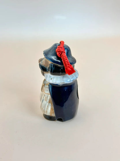 CB051 - Cloche en argile Dorei Nagasaki Oranda Ningyō 長崎オランダ村