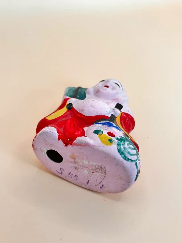 FT166 - Jouet folklorique vintage Fushimi Ningyō 伏見人形 布袋尊