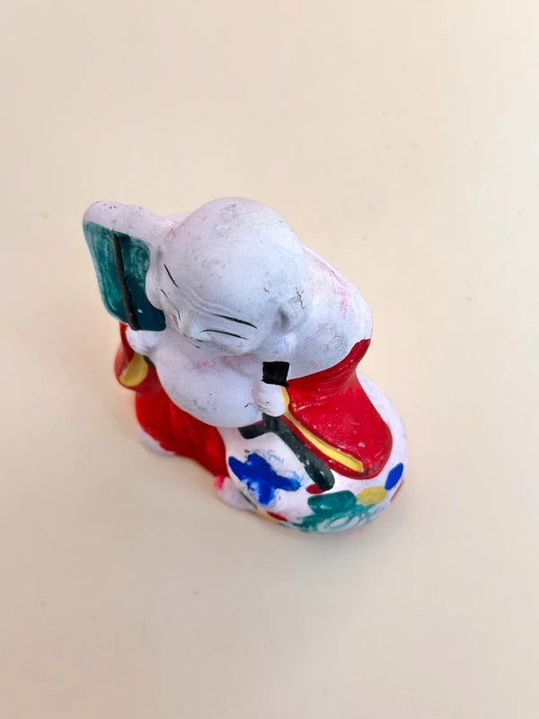 FT166 - Jouet folklorique vintage Fushimi Ningyō 伏見人形 布袋尊