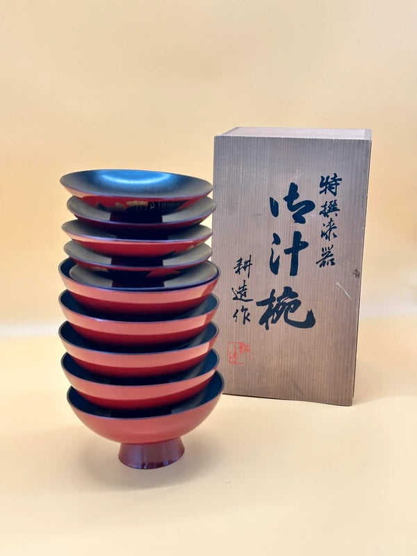 TB05 - Ensemble de laques Aizu-nuri