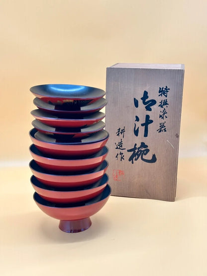 TB05 - Ensemble de laques Aizu-nuri