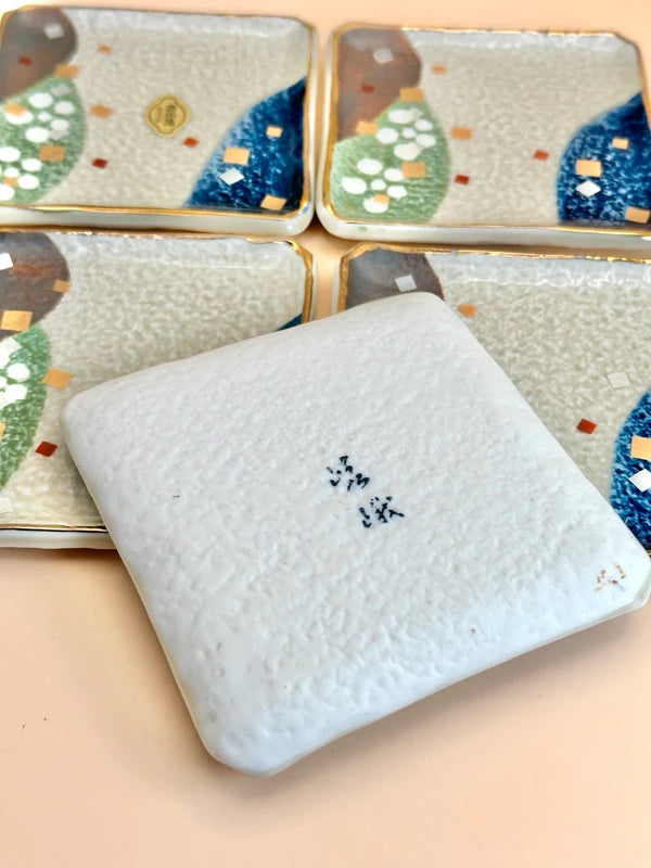 TB13 - Assiettes carrées Arita Ware – Collection Heian 有田焼