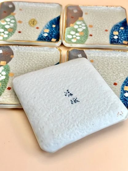TB13 - Assiettes carrées Arita Ware – Collection Heian 有田焼