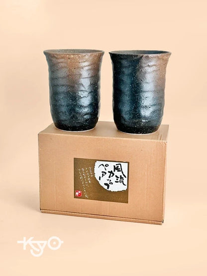 TB18 - Tasses à thé japonaises Mino-yaki Seian Kiln 西庵窯