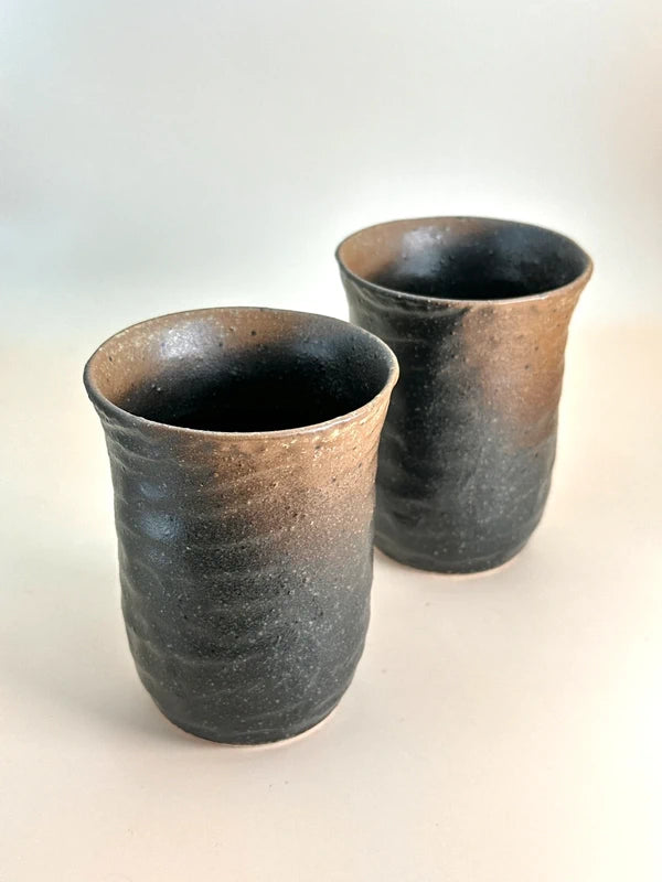 TB18 - Tasses à thé japonaises Mino-yaki Seian Kiln 西庵窯