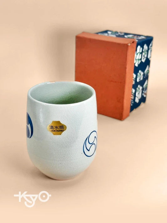 TB19 - Tasse à thé Kiyomizu-yaki vintage 清水焼