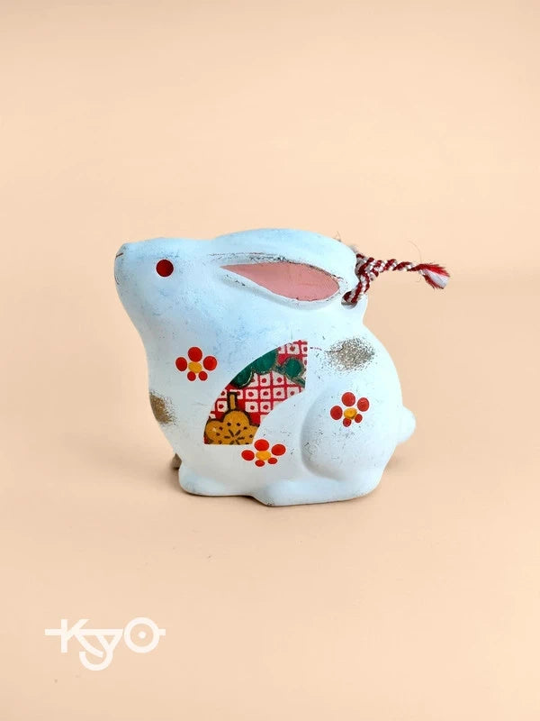 CB056 - Ornement cloche japonaise en argile Dorei 薬師窯