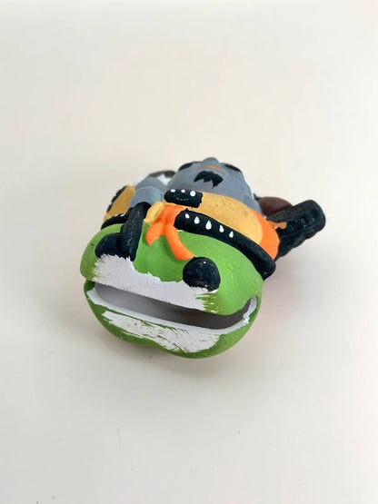 CB060 - RARE cloche en argile Ōtsu-e Dorei de Benkei