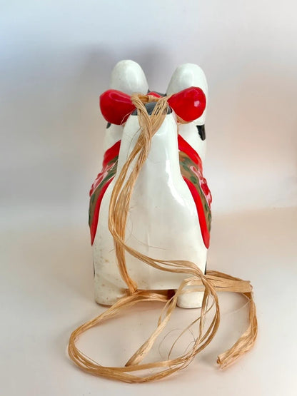 FT187 - LARGE Nagoya Inu Hariko folk craft 犬張子