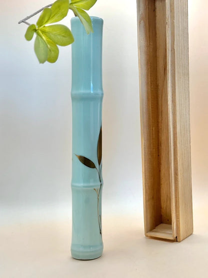 TB21 - Arita-yaki bamboo flower vase 有田燒