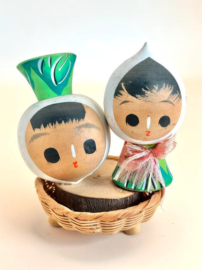 K10132 - Omiyage Daikon kokeshi from Kagoshima