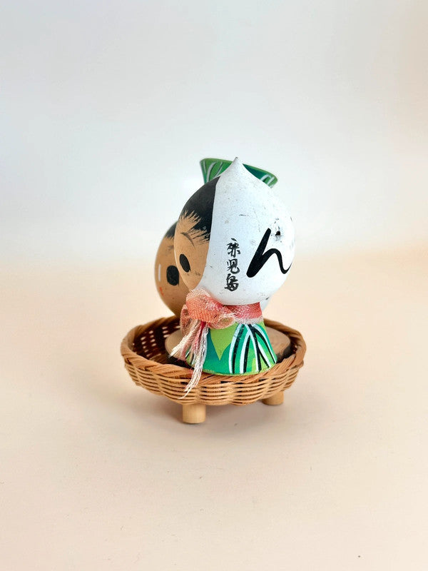 K10132 - Omiyage Daikon kokeshi from Kagoshima
